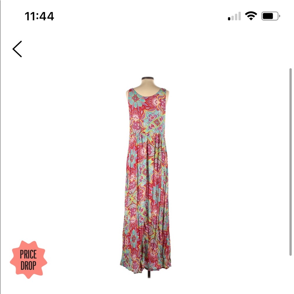 Aqua long maxi dress